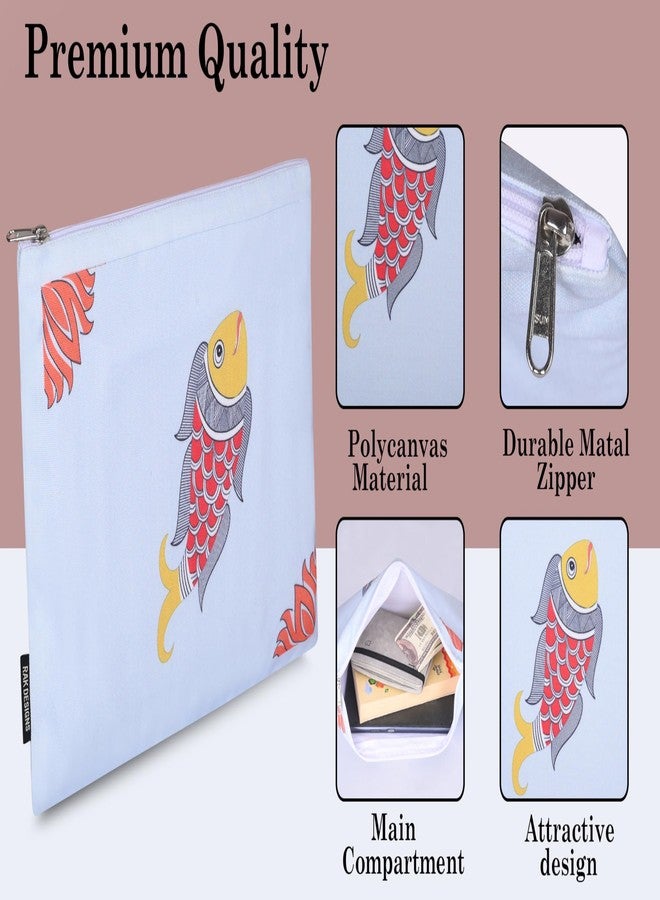 مجموعة حقائب إكسسوارات السفر المطبوعة من RAK DESIGNS (3 قطع) (أحمر وأبيض) - Image 5